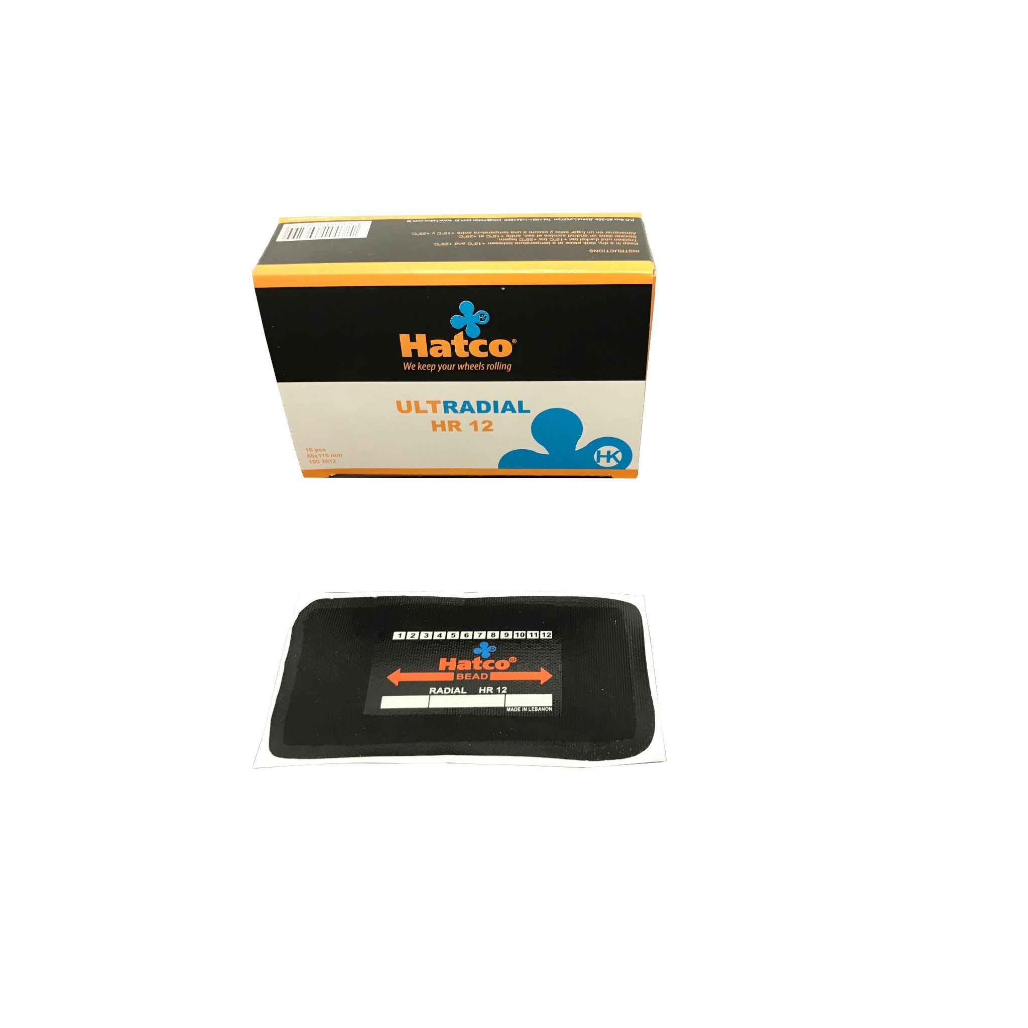 HATCO RADIAL PATCHES RAD12 2-9/16" X 4-1/2" - 10/BOX 1003012