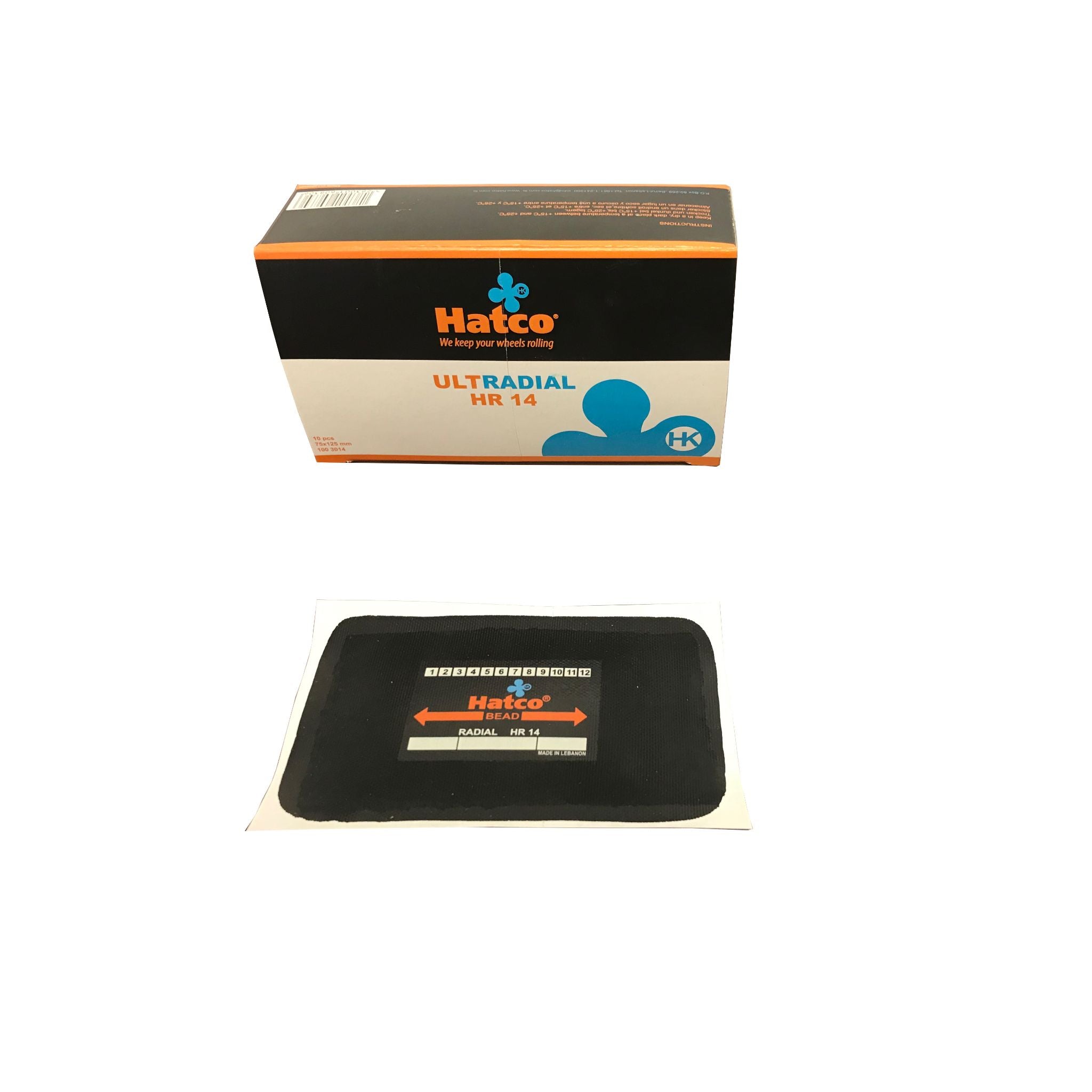 HATCO RADIAL PATCHES RAD14 3" X 5" - 10/BOX 1003014