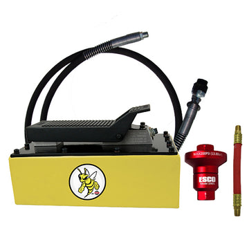 YELLOW JACKIT 5 QUART AIR HYDRAULIC PUMP KIT