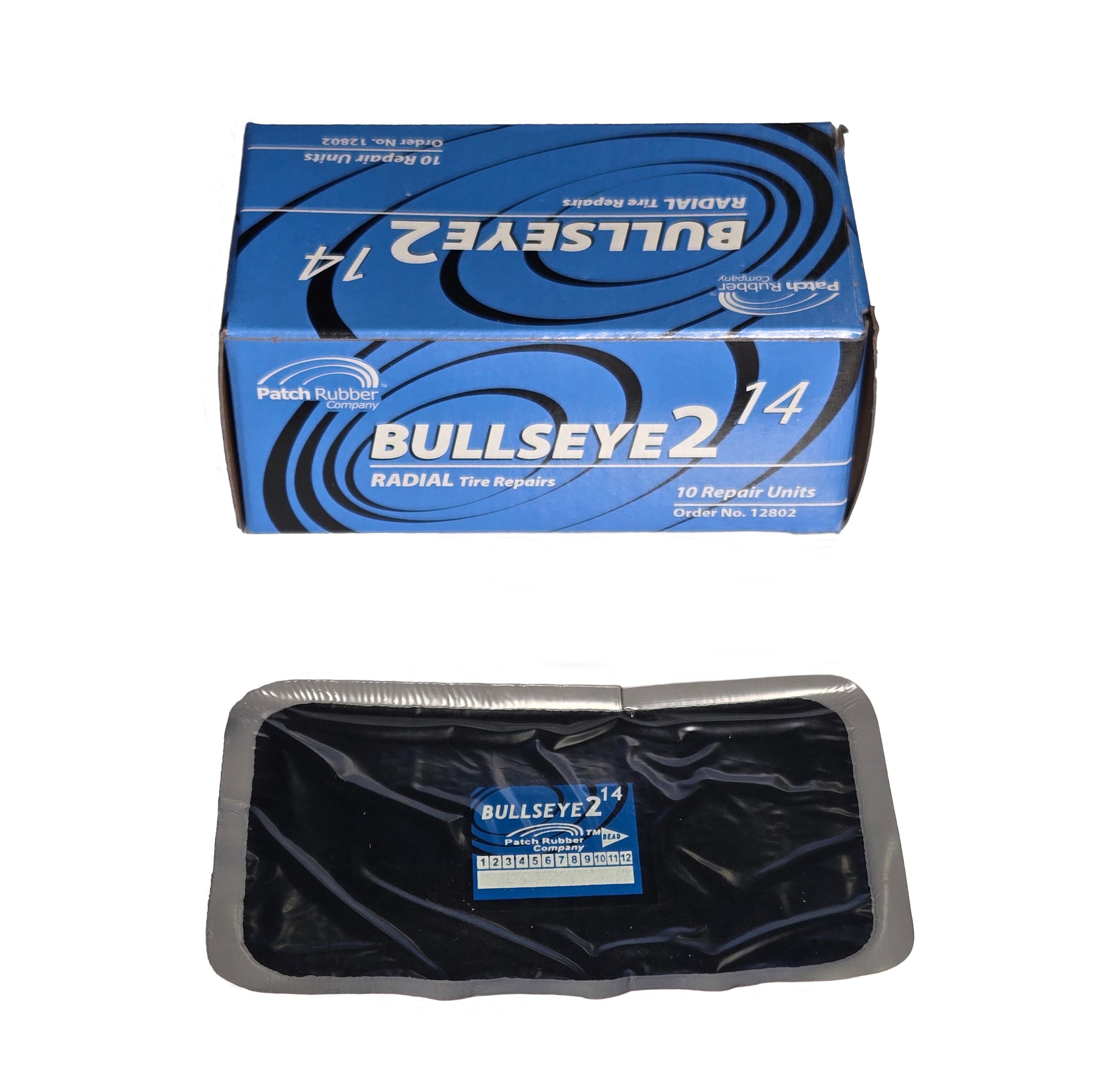 BULLSEYE RADIAL PATCHES RAD14 3" X 5-1/4" - 10/BOX - 0