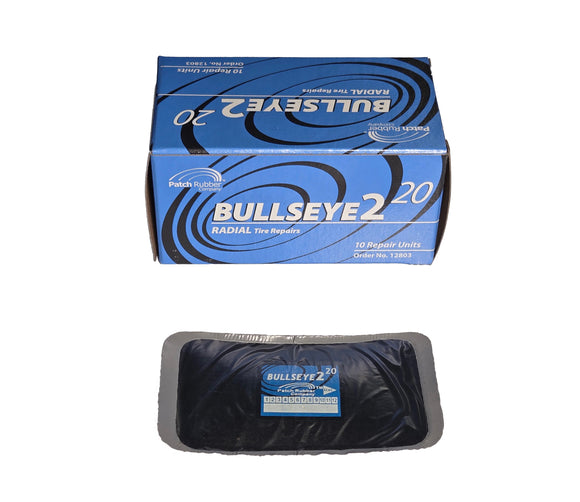 BULLSEYE RADIAL PATCHES RAD20 2-11/16" X 4-9/16" - 10/BOX 12090