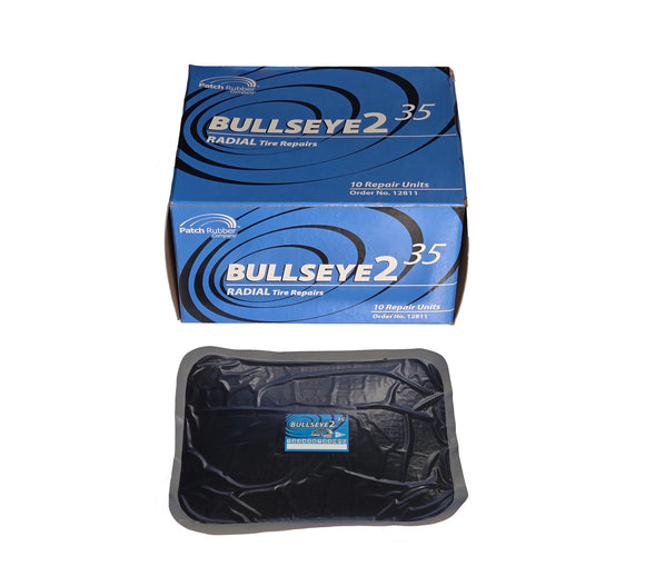BULLSEYE RADIAL PATCHES RAD35 5" X 6-1/4" - 10/BOX