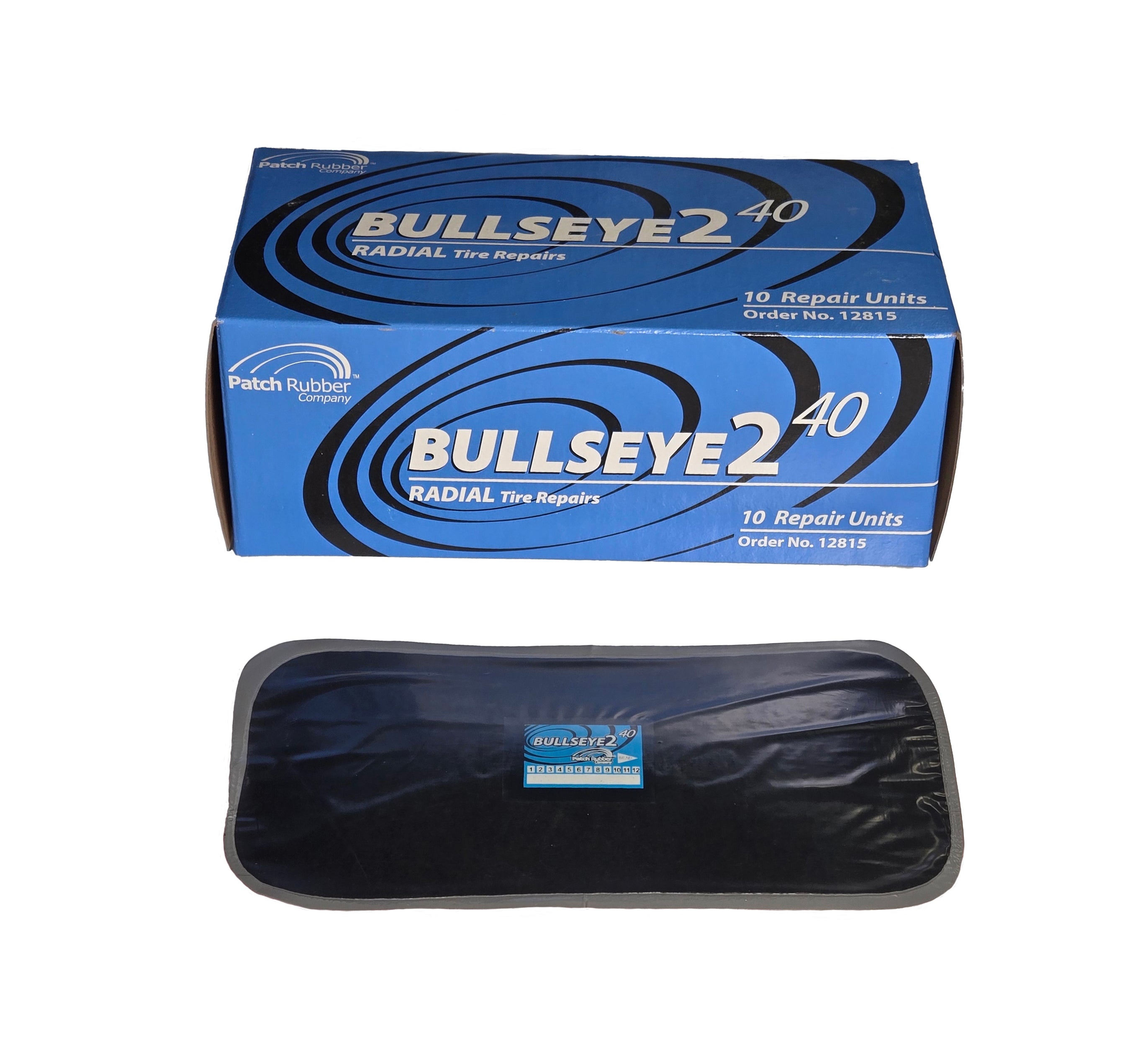 BULLSEYE RADIAL PATCHES RAD40 4-1/8" X 8-1/8" - 10/BOX - 0
