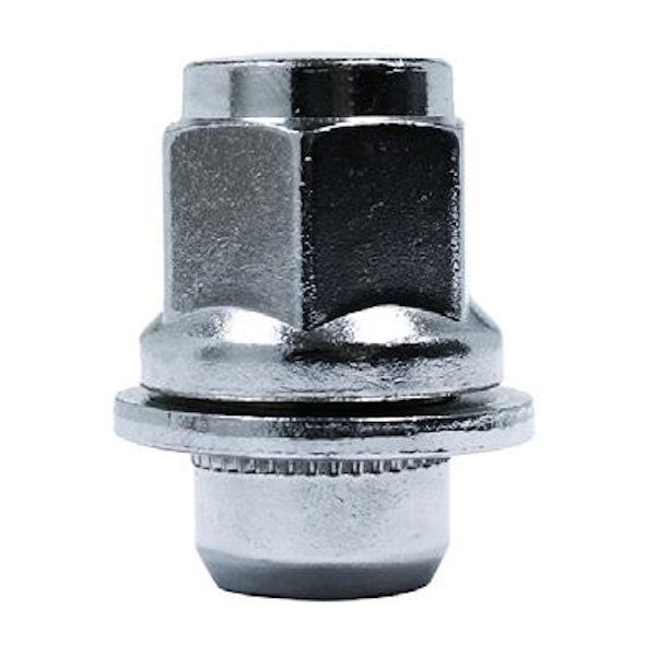 OEM TOYOTA STYLE CLOSE END SHANK NUT WITH WASHER - M12 X 1.50 - 21MM HEX 37MM