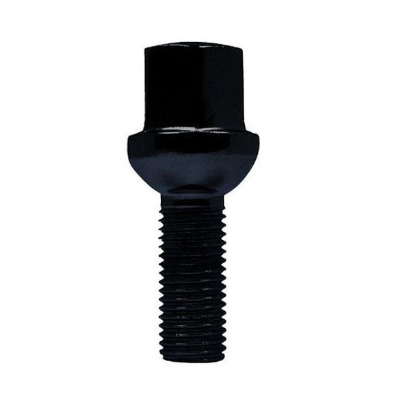 BLACK BALL SEAT LUG BOLT M14 X 1.50 - 17MM HEX 28MM LENGTH