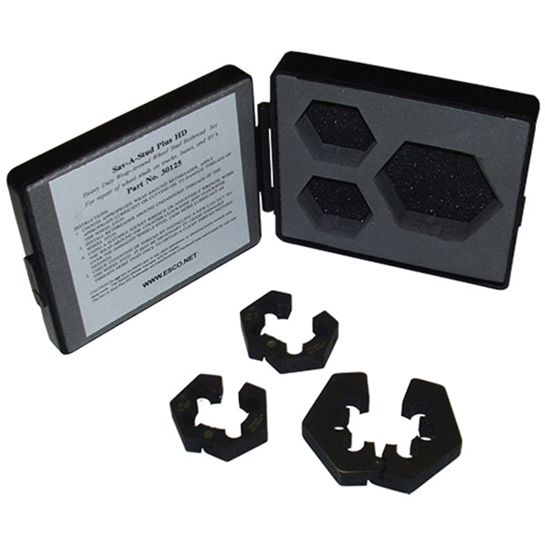 RETHREAD KIT, SAVE-A-STUD PLUS, HEAVY DUTY 3 PIECE SET