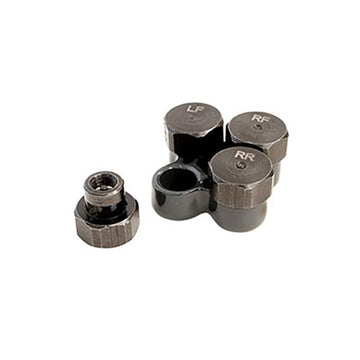 TPMS VALVE DEFLATOR CAPS - 4/BOX