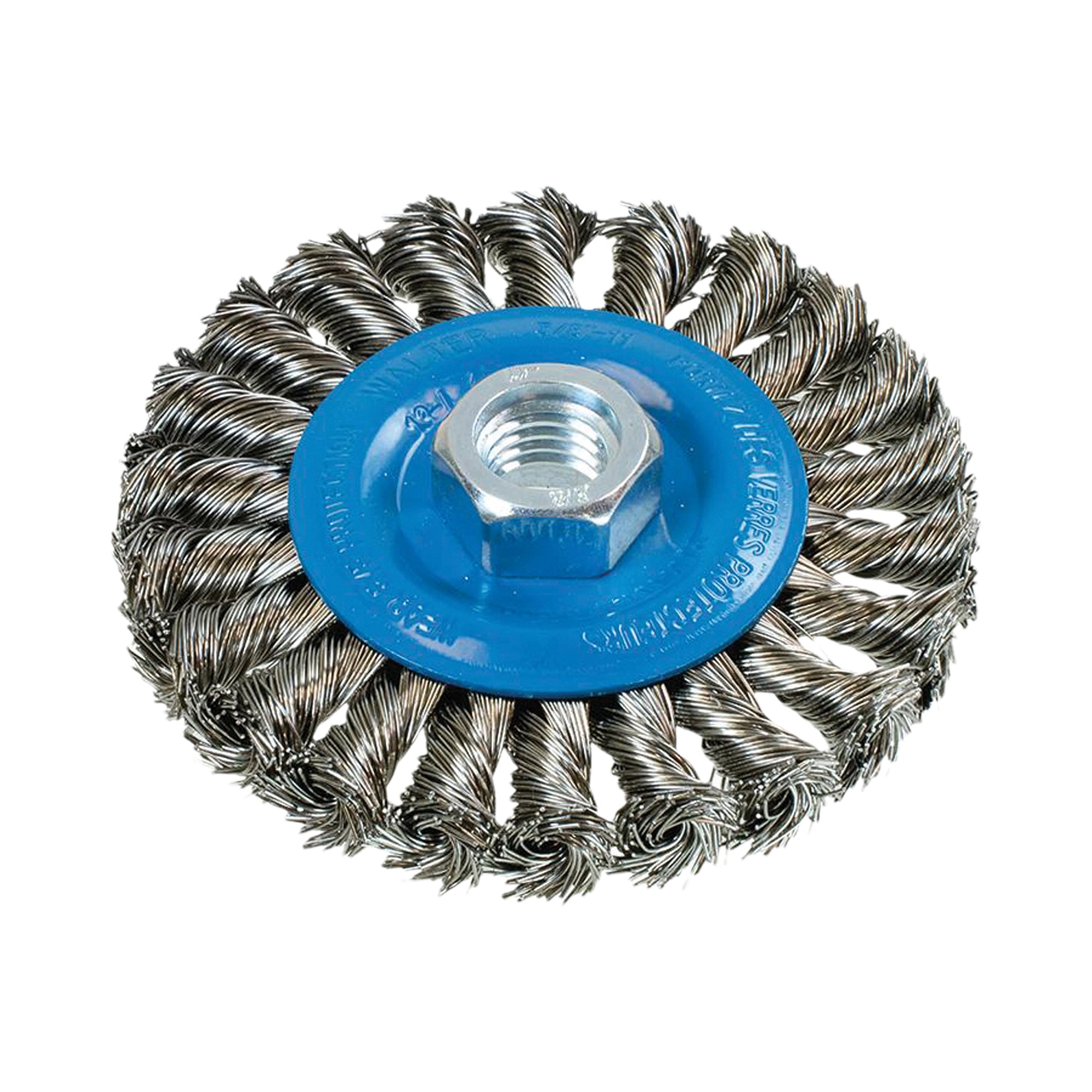 WALTER 4" TWISTED WIRE BRUSH - 5/8" AH