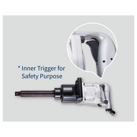 AIRBOSS 1" AIR IMPACT WRENCH WITH LONG SHANK - 0