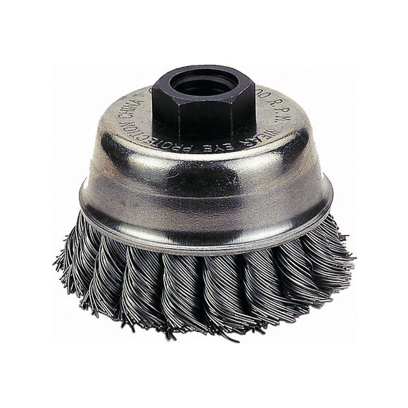 4" - 5/8" AH STEEL WHEEL BRUSH