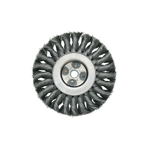 6"- 5/8" 1/2" AH TWISTED WIRE RIM BRUSH