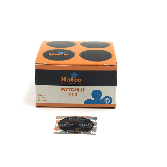 HATCO ROUND TUBE PATCHES 1-3/16" - 100/BOX 1000300