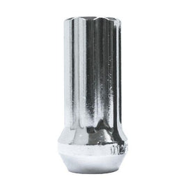 7 SPLINE OPEN CHROME NUT - M14 X 1.50