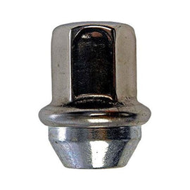 OEM GM STYLE CLOSED END BULGE SEAT CHROME NUT - M12 X 1.50 - 19MM HEX 36MM LENGTH