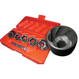 METRIC TWIST SOCKET SET FOR 1/2" IMPACT WRENCH (6 PIECES)