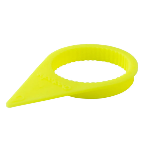 33MM CHECKPOINT MEDIUM ARROW WHEEL NUT INDICATOR - YELLOW (BAG OF 100)