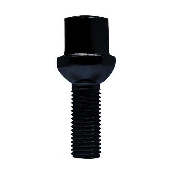 BLACK BALL SEAT LUG BOLT M14 X 1.50 - 17MM HEX 24MM LENGTH