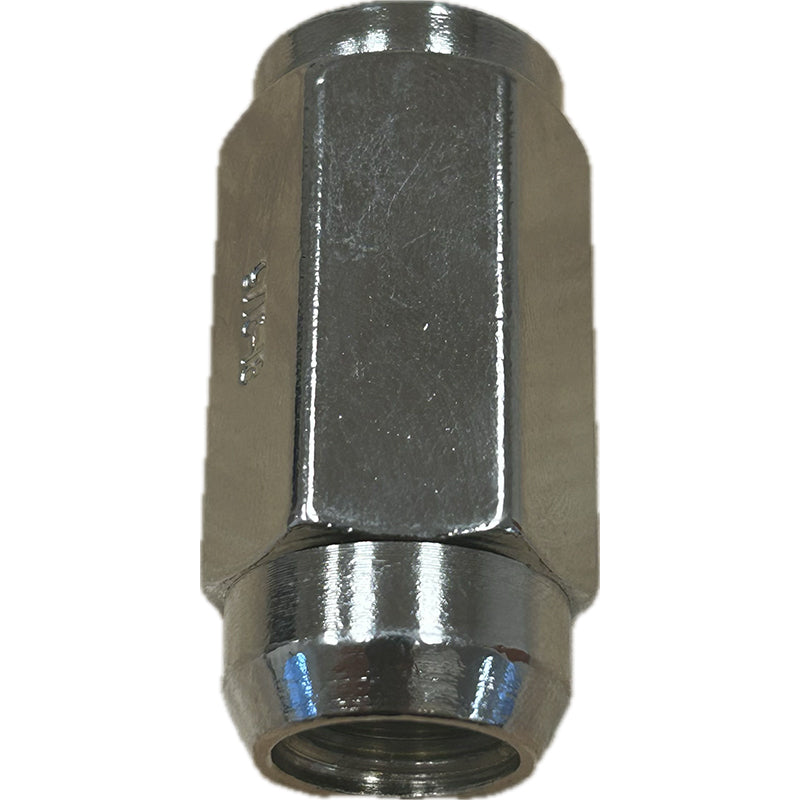 CLOSED END DUPLEX ACORN CHROME NUT - 9/16" - 22MM HEX 46é6MM LENGTH - 0