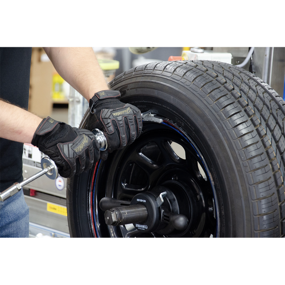 HEAVY DUTY TOOL FOR INSTALLING AND REMOVING CLIP STYLE WHEEL WEIGHTS