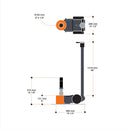 PROFESSIONAL PNEUMATIC / HYDRAULIC TRACKING JACK 33 TONS-3