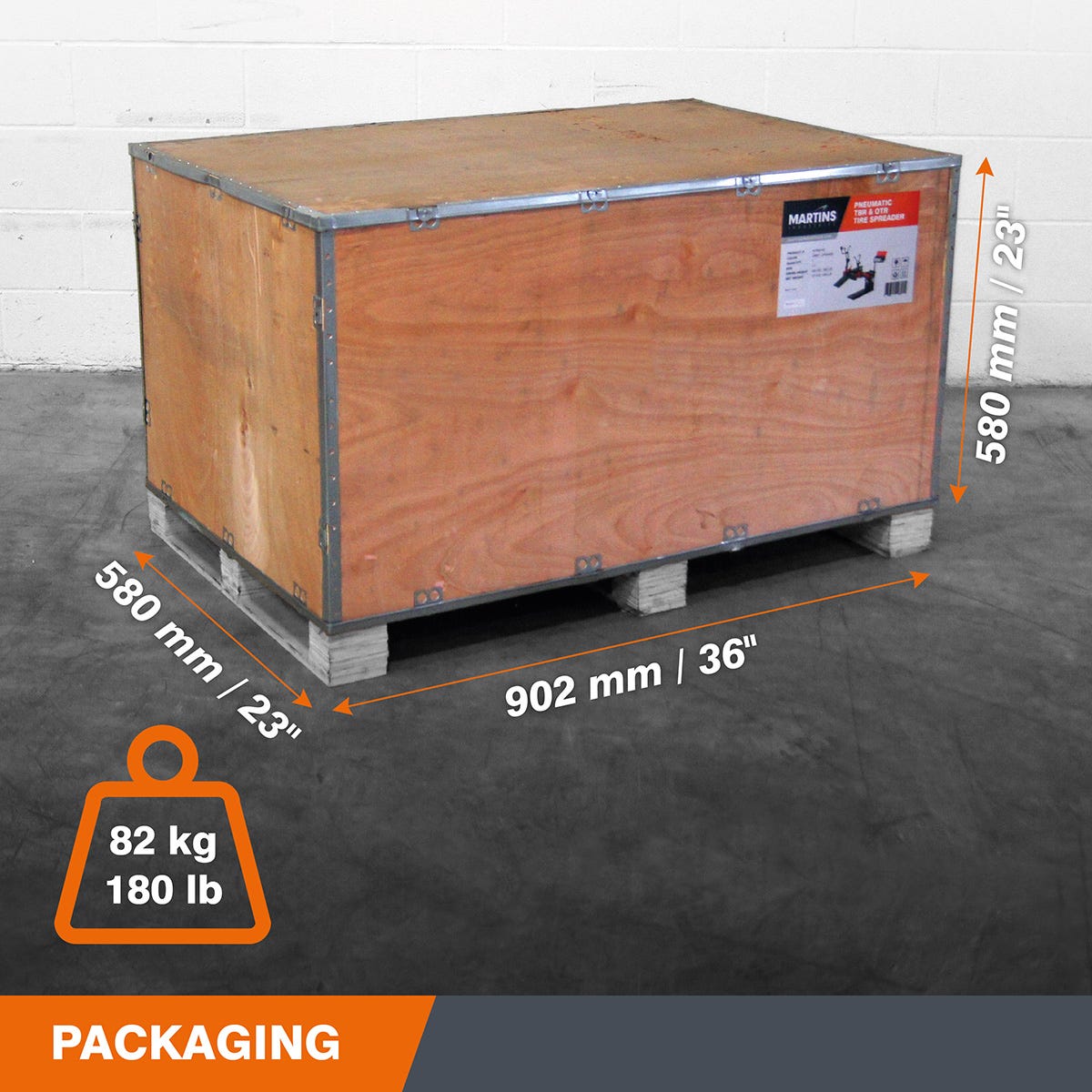 PNEUMATIC SPREADER FOR TRUCK AND OTR TIRES
