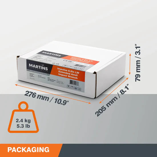 IMPULSE 1/2" EXTENDED ANVIL IMPACT WRENCH