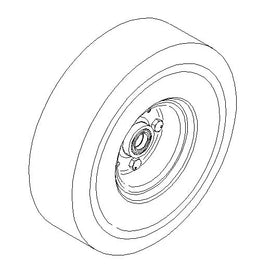 SOLID WHEELS (2x) FOR TIRE MARTINS TIRE CART - MPTC AND MTC