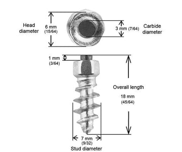 IGRIP 18MM SCREWABLE CRAMPONS - 1000 / BOX