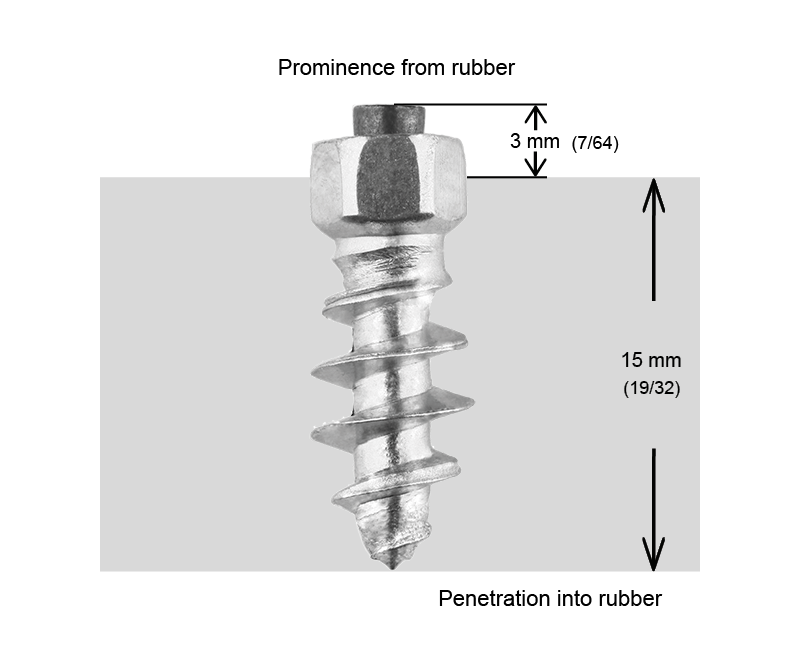 SCREW STUDS 18MM - 150/BOX - 0