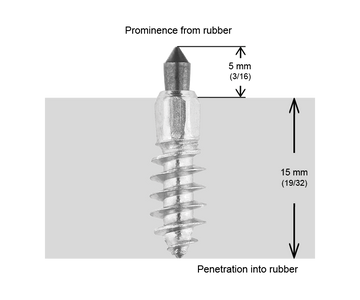 SCREW STUDS 20MM R - 1,000/BOX - 0