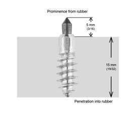 SCREW STUDS 20MM R - 150/BOX - 0