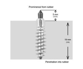 SCREW STUDS 24MM R - 1,000/BOX - 0