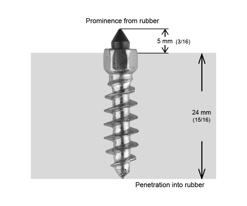 SCREW STUDS 25MM R - 150/BOX - 0