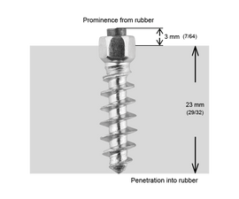 SCREW STUDS 25MM - 100/BOX - 0