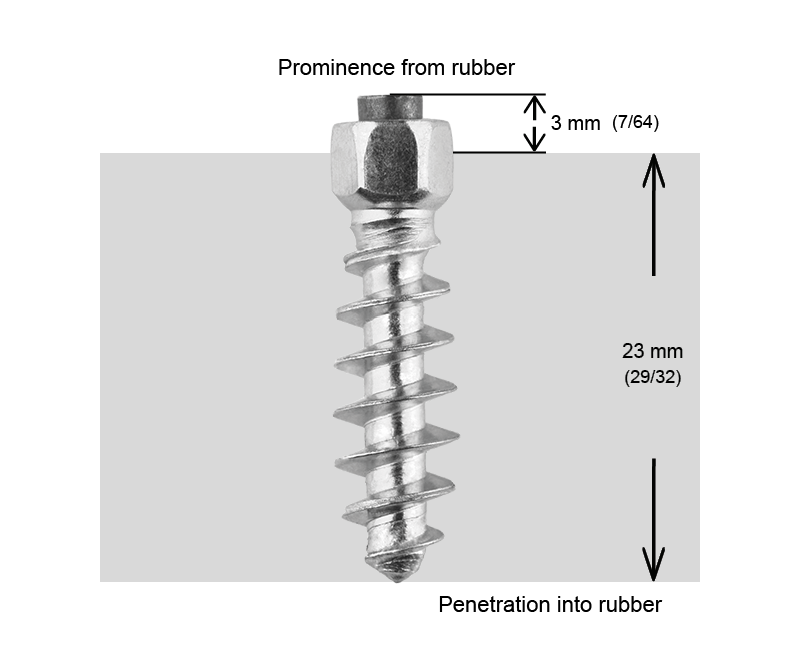 SCREW STUDS 25MM - 100/BOX - 0