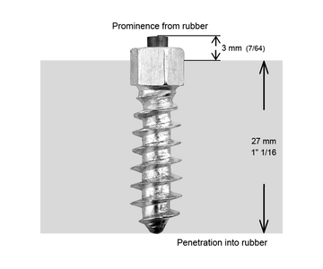 SCREW STUDS 30MM - 1,000/BOX - 0