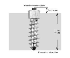 SCREW STUDS 30MM - 100/BOX - 0