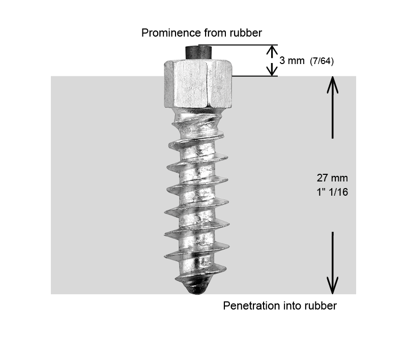 SCREW STUDS 30MM - 100/BOX - 0