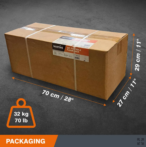 33-TON PROFESSIONAL PORTABLE AIR/HYDRAULIC FLOOR JACK