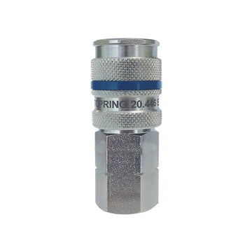 1/4" X 1/4" FPT AUTOMATIC QUIKSILVER INDUSTRIAL COUPLER