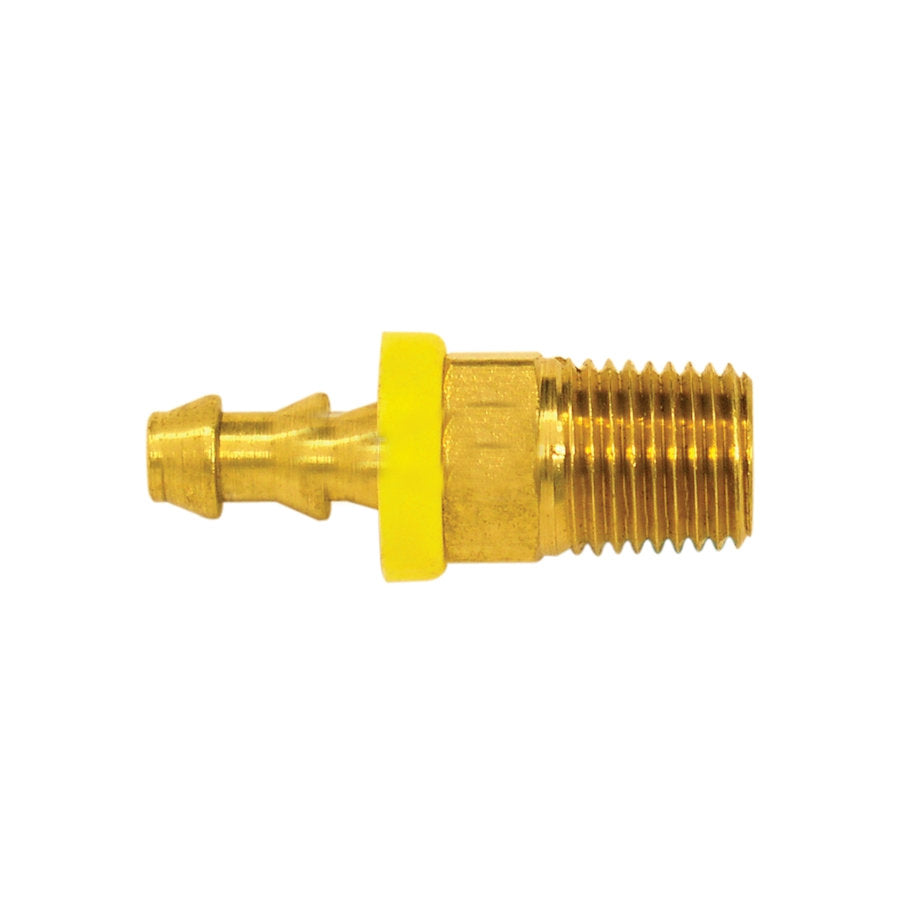 3/8" X 1/4" MPT MALE FITTING HOSE BARB LOCK-ON