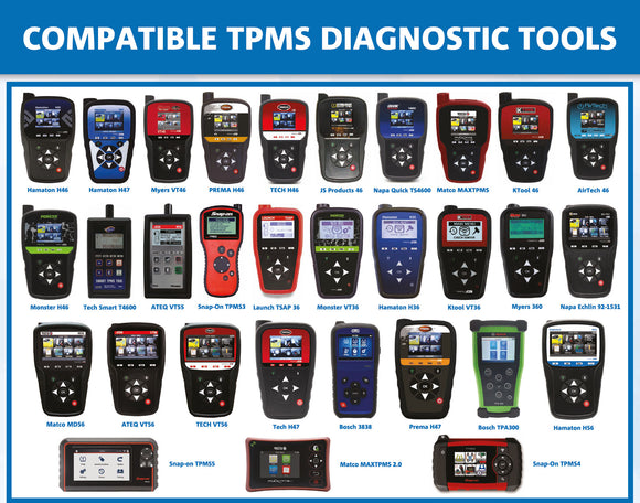 CANTIN TPMS SENSOR 315/433MHZ WITH RUBBER VALVE