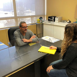 SNEEZEGUARD FREESTANDING PROTECTIVE SHIELD