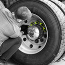 33MM CHECKPOINT MEDIUM ARROW WHEEL NUT INDICATOR - YELLOW (BAG OF 100)-3