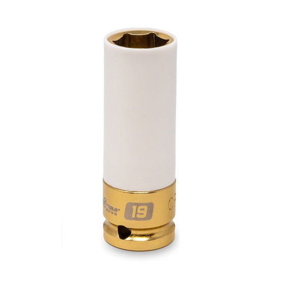 1/2" X 19MM PROTECTION IMPACT SOCKET GOLD