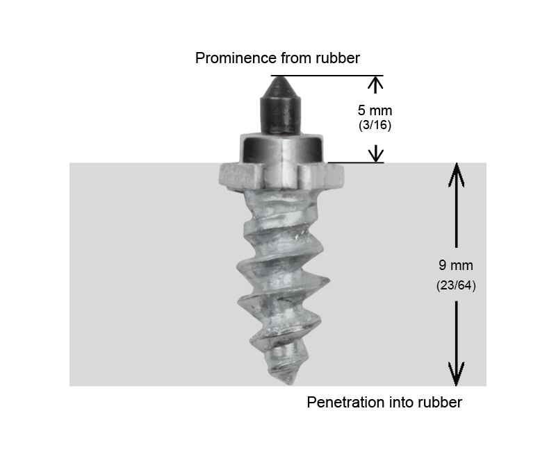 SHOULDERED STUDS 11MM R - 1000/BOX - 0