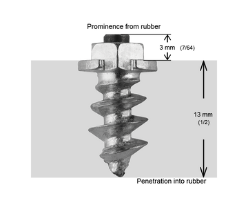 SHOULDERED STUDS 15MM - 150/BOX - 0
