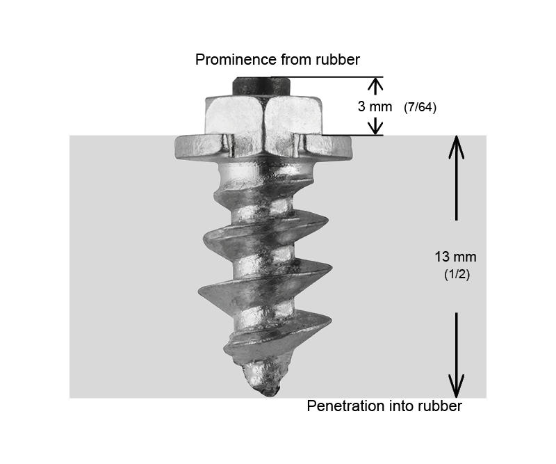 SHOULDERED STUDS 15MM - 150/BOX - 0