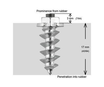 SHOULDERED STUDS 18MM - 1000/BOX - 0