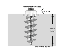 SHOULDERED STUDS 18MM - 150/BOX - 0